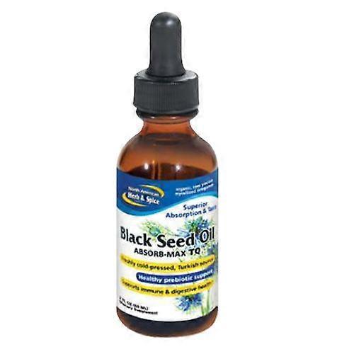North American Herb & Spice Black Seed Oil - Absorb-Max TQ, 2 Oz (Pack of 1)