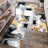 1Pcs Anti Fatigue Kitchen Rugs, Marble Print Waterproof Non-Slip Thick Cushioned Kitchen Mat Heavy Duty Comfort Standing Mat for Kitchen