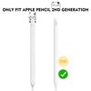 Чехол для портативного мягкого силиконового стилуса Apple Pencil 2 с мультяшным рисунком, защитный чехол для емкостного пера Apple Pencil второго поколения.