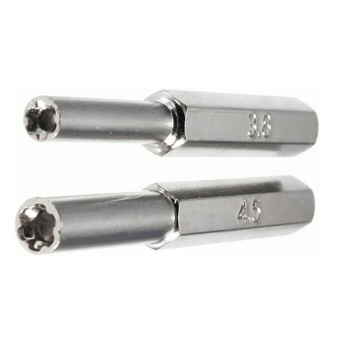 Embout tournevis Gamebit - SKYEXPERT - 3.8mm & 4.5mm - Compatible consoles rétro - Haute qualité - 49 mm