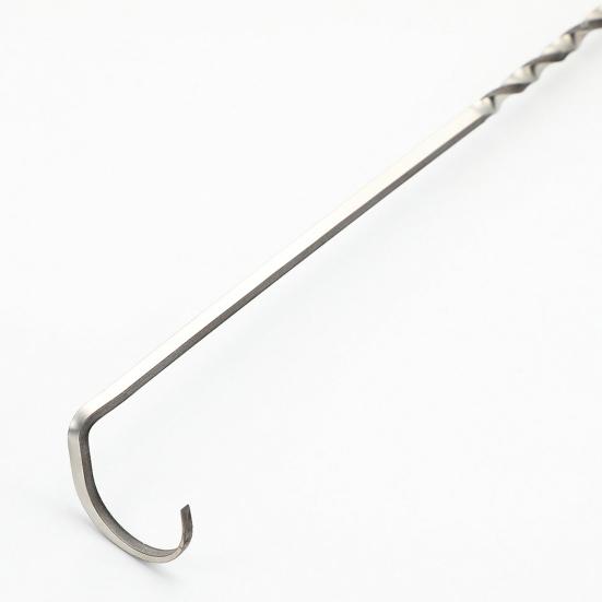 Пигтейл Флиппер Нержавеющая сталь Гриль Лопатка Крюк Эргономичный Мясо Переворачиватель Крюк Для Гриля Стейк Ребра Курица Кухонные Аксессуары Для Барбекю