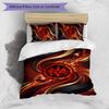 Eintracht Frankfurt Football Printed 3 Pieces Bedding Set, Comfortable Skin Friendly Bedroom Duvet Cover Set