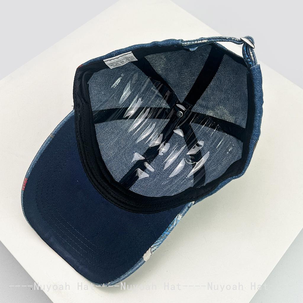 Baseball Plants And Flowers Printed School Old Vintage Women New Brand Latest Fresh Caps Peaked Hats Sunshade Casual Versatile Elegant Outdoor