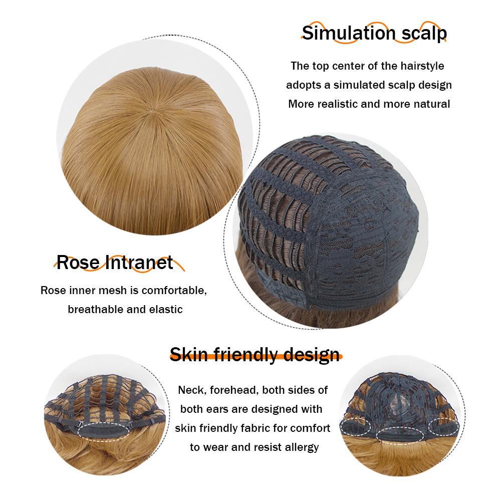 100cm Long Synthetic Cosplay Anime Wig Blonde Blue Red Pink Purple Hair For Party With Bangs Cosplay Wigs For Women