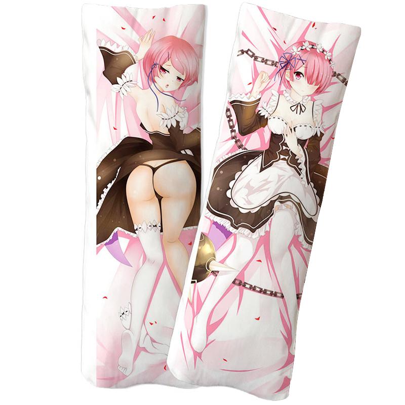Японское аниме ре:Zero Starting Life in Another World Rem Emilia Dakimakura Otaku Чехлы для подушек Fullbody Пледы Наволочки Подарок
