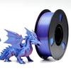 Dual-Color Silk PLA 3D Printing Filament, Non-Clogging & High Toughness, Imitation Metal, 1.75mm, 1kg