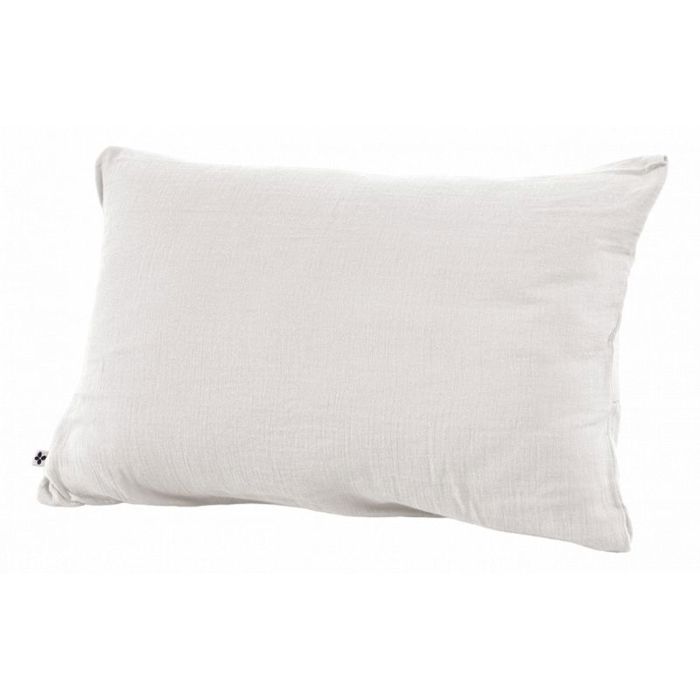 Taie d'oreiller "Gaïa" 60 x 60 cm & 50 x 70 cm "Gaze de Coton" - Gaïa Chantilly - 50 x 70 cm - Gaia Chantilly -