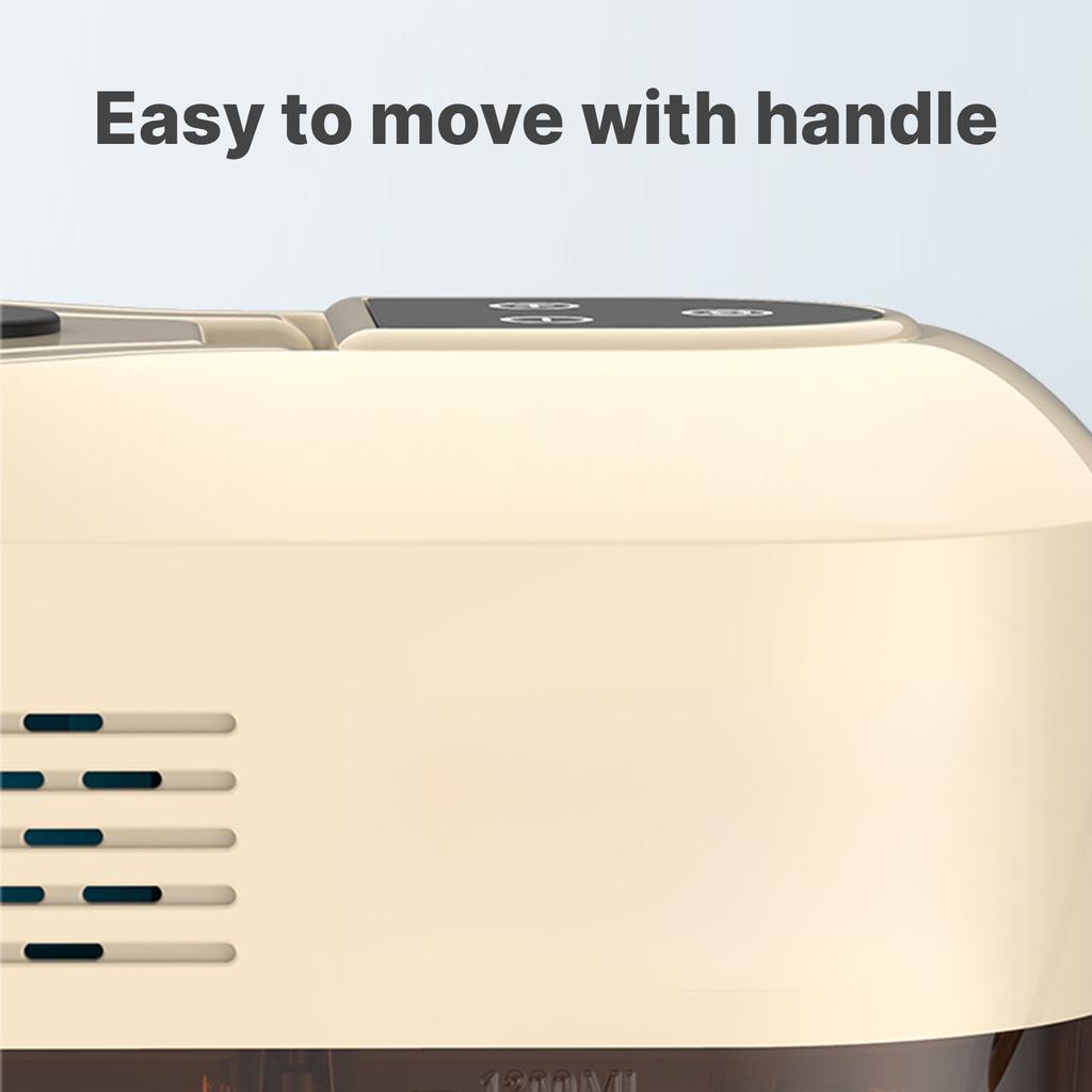 Handheld Multi-surface Steam Cleaner with 6pcs Accessories Touch Screen 6 Levels Adjustable