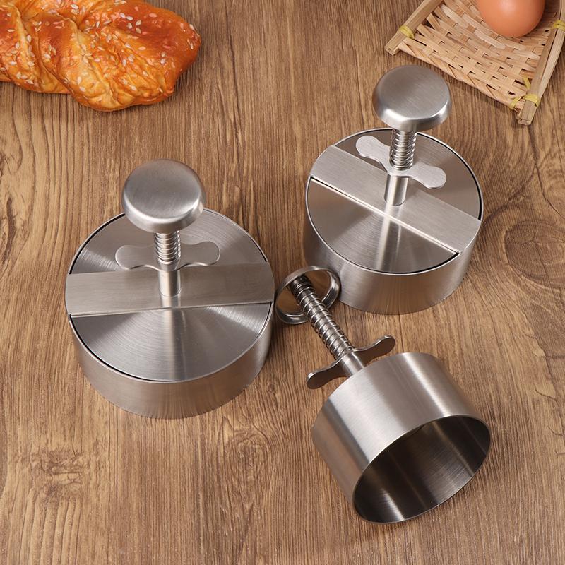 Пресс для мяса для гамбургеров из нержавеющей стали 304, форма для бургеров, ручной пресс для торта, говядины, свинины, риса, инструменты для приготовления мяса на гриле