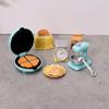Miniature Kitchen Dollhouse - Pretend Play Bread Maker & Egg Beater Accessories