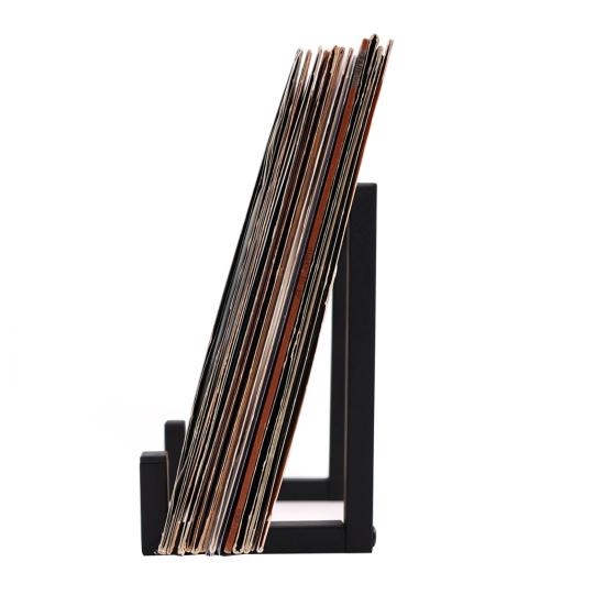 Metal LP Records Holder Desktop Display Stand Shelf for Vinyl Record Storage Minimalist Retro Album Collection Organizer