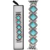 New GlacierX Vintage Stones Stretch Bracelet Marbled Turquoise for Apple Watch 38/40/41mm Mint