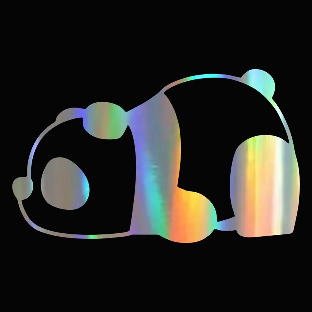 Наклейки на автомобиль Винил Панда Подглядывает Квадроцикл Креативная наклейка Милая Заглушка Царапина Холодильник Кондиционер Автоаксессуары Экстерьер