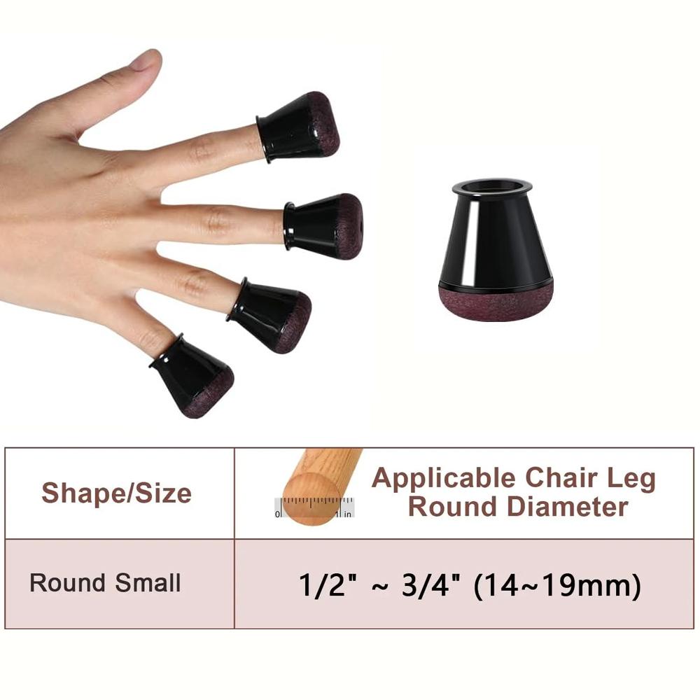 16 шт. Защитные накладки на ножки стульев для паркетных полов, войлочные мебельные накладки, силиконовые колпачки, снижающие шум
