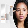 Deep Skin Tone 2-in-1 Color-Changing Foundation Stick, Naturally Moisturizing, Comfortable, Refreshing, Long-Lasting, Lightweight