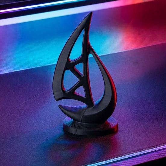 Миниатюрная 3D-печатная фигурка парусника, морская скульптура лодки для декора современного дома, офиса, камина, книжной полки