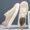 Spring Summer Mens Casual Shoes Fashion Suede Leather Sneakers Leisure Walk Male Tenis Masculino Lace-Up Outdoor Skate Footwear