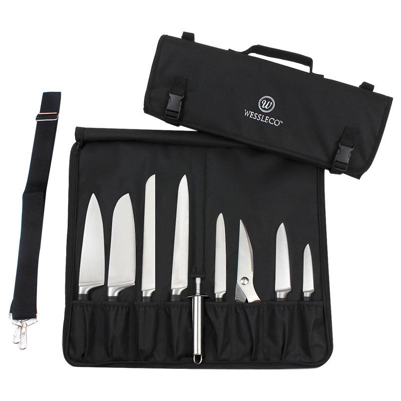 Portable Waterproof Wear-resistant Chef Knife Tool Bag, Western Cuisine Cutlery Storage Pouch for Culinary Students, Knife Sleeve Bag