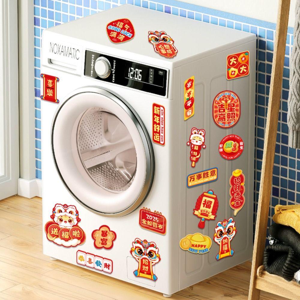 6 шт. празднование китайского Нового года магниты на холодильник куплет наклейка на холодильник украшения для дома