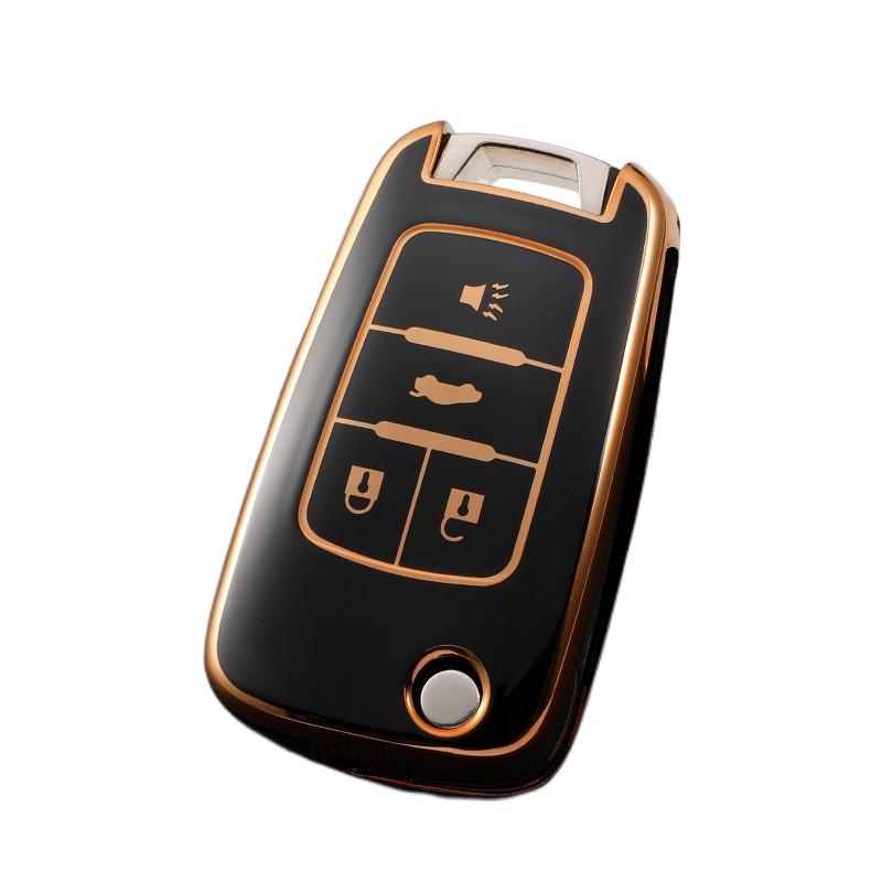 Чехол для автомобильного ключа из ТПУ для Chevrolet Cruze Aveo Trax Sail Malibu Captiva Opel Vauxhall Astra J Corsa Insignia Mokka