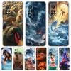 Прозрачный чехол для телефона для Xiaomi Mi 14 13 12 11 Ultra 13T 12T 11T Poco X3 NFC F3 F6 Pro Lite 5G Мягкий корпус из ТПУ Nezha Capas Сумки