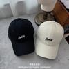 New simple letter embroidered baseball cap women's spring and summer Korean small fresh thin hat sunshade cap