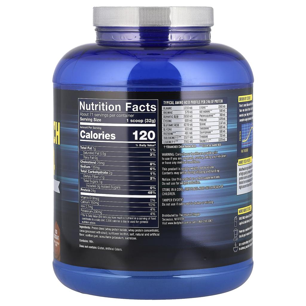 Whey Tech Pro 24, Rich Chocolate, 2.27Kg(5Lbs)