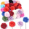 25 шт. Искусственные цветы Розы Искусственные цветы для домашнего декора DIY Свадебное украшение для невесты Букет Праздничные принадлежности Гирлянда Аксессуар