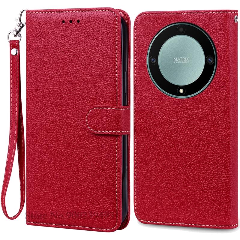 Для Honor X9A 5G чехол-кошелек кожаный флип-чехол для Honor X9A чехол-книжка-кошелек чехол для Honor X 9A силиконовый чехол Fundas