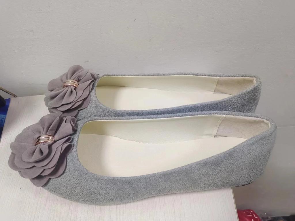 Luxury Women Ballet Flats 2024 Spring Autumn Women Fashion Ballerina Flat Shoes Ladies Sweet Flower Footwear Sapatos Feminino