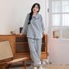 Women's Sweet Navy Collar Pajama Set - Long Sleeve, Long Pants, Spring & Autumn Home Wear, Academy Princess Style