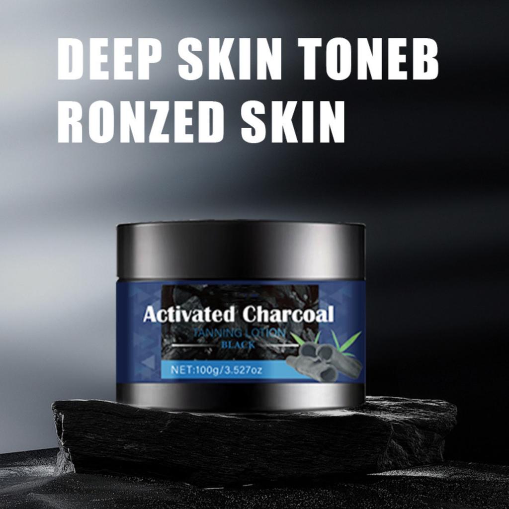 Лосьон для загара с активированным углем и медью, увлажняющий для тела, универсальный увлажняющий 100 г
