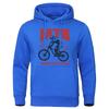 Mtb Keep Moving It With Passion Born To Cycling Hoodie For Menautumn Fur-Linerhoody Oversize Sweatshirt Top