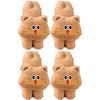 Cute Plush Cat Solid Color Hair Clip Women Side Bangs BB Clip Fashion Hair Accessories