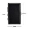Metal PU Leather Cigarette Case Portable 20 Sticks Capacity Cigarette Holder for Men Women Smoking Accessories Box