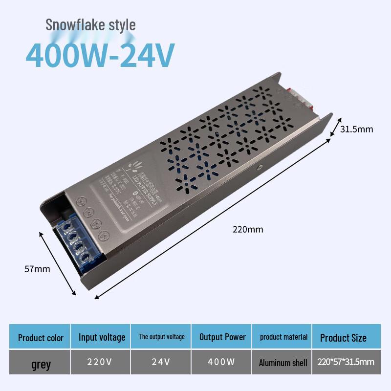 Oeny 24V 400W Half-Potted LED Switching Power Supply