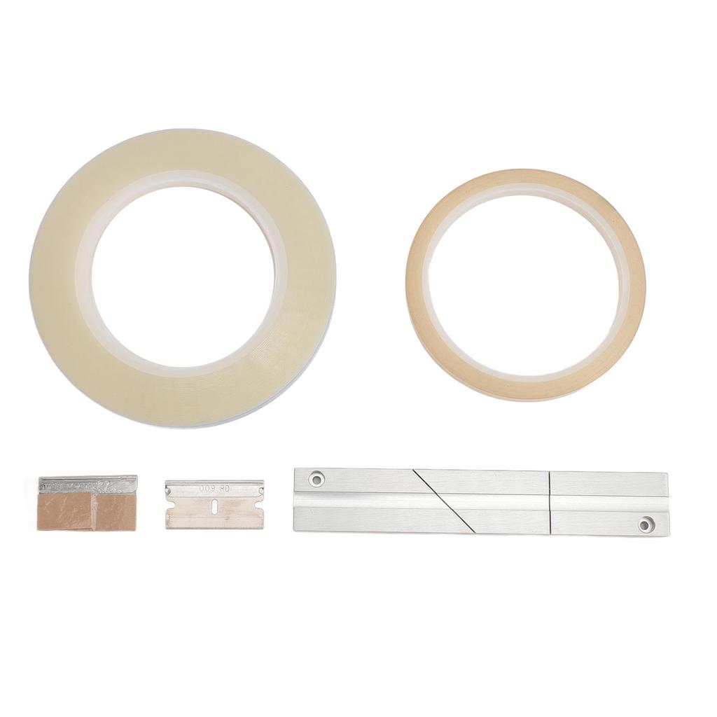 14 10 Inch Splicing Block Kit Aluminum Alloy Open Reel Tape Media with Splicing Tape Leader Tape