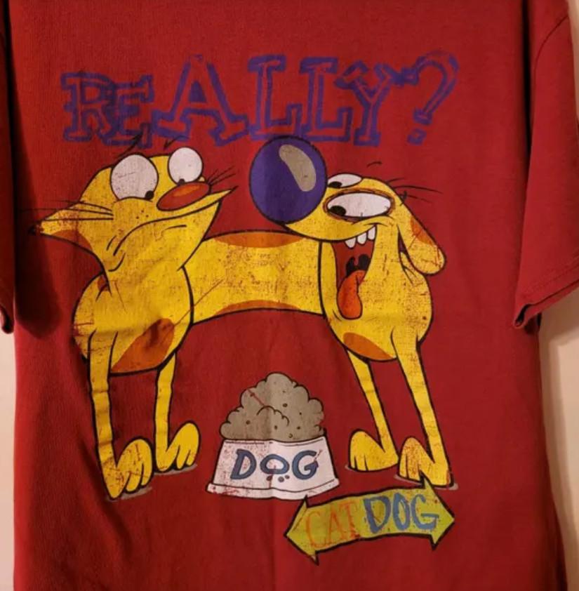 Catdog Rare Really Red Unisex T-Shirt S To 5XL 8D1069 Unisex T-Shirt