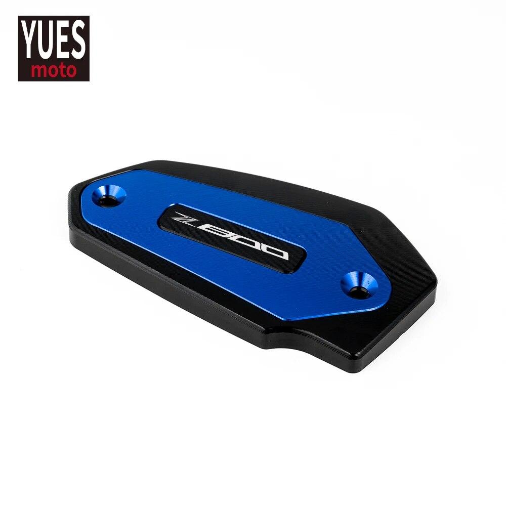 Motorcycle Accessories CNC Front & Rear Brake Fluid Cylinder Master Reservoir Cover Cap For KAWASAKI Z800 2013 2014 2015 2016