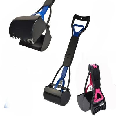 Совок для уборки собачьих отходов, захват челюстного типа, сверхпрочный, с длинной ручкой, для больших, средних и маленьких собак, домашних животных, кошек, для сбора с травы, гравия