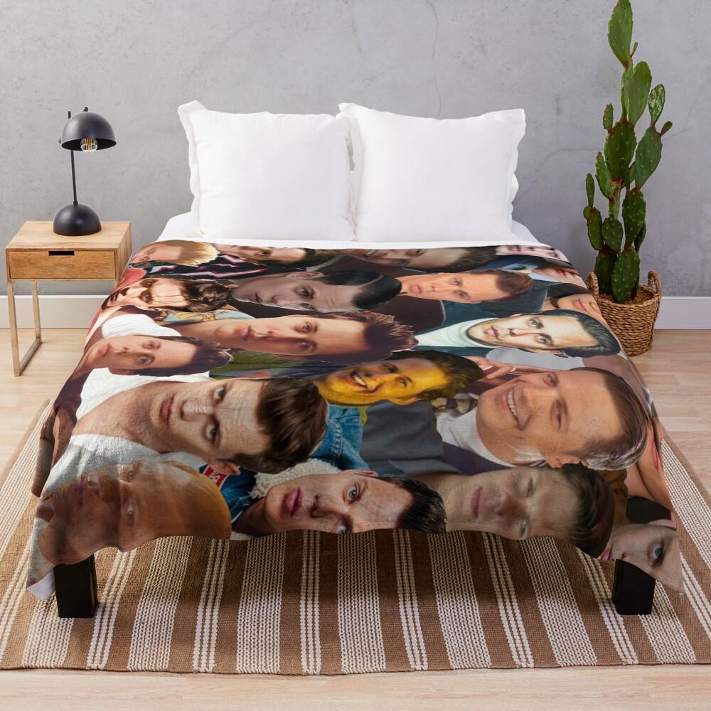 Bill Skarsg?rd Photo Collage Throw Blanket