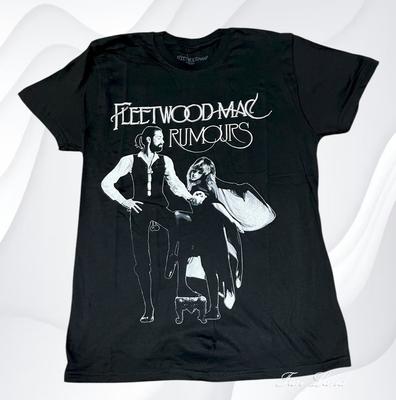 Новая черная винтажная мужская унисекс футболка Fleetwood Mac Band Rumours 1977