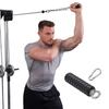Gym Push Down Single Handle Replacement Tricep Strength Pull Up Hand Grip for Cable Machine Attachment Fitness Equipment