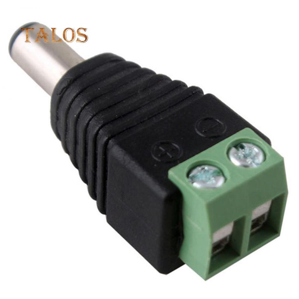 5 Pcs 12V DC Power Supply Plug Adapter Connector for 5050 3528 LED Strip Light Electronics