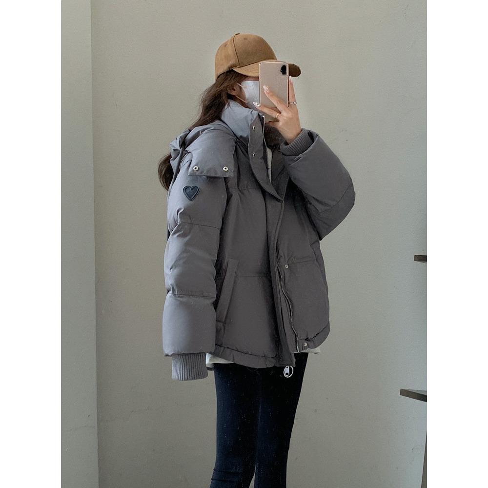 Модный дизайн, многоцветный короткий свободный повседневный пуховик с уникальной курткой-хлебом