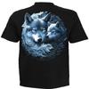 Spiral Direct Unisex Adult Wolf Guardian Back Print T-Shirt