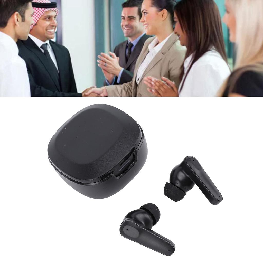 Wireless Translation Hdset Portable In r Translator Touch Control Hdset Multi Language Translation Hdset for Indoor and Outdoor