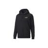 Puma Logo Print Drawstring Hoodie Long Sleeve Sweatshirt Men Tops Black 674352-01
