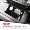 For Rivian R1T R1S   2024 Car Center Console Lower Storage Box Organizer Tray Drink Water Cup Holder Panel Accessories