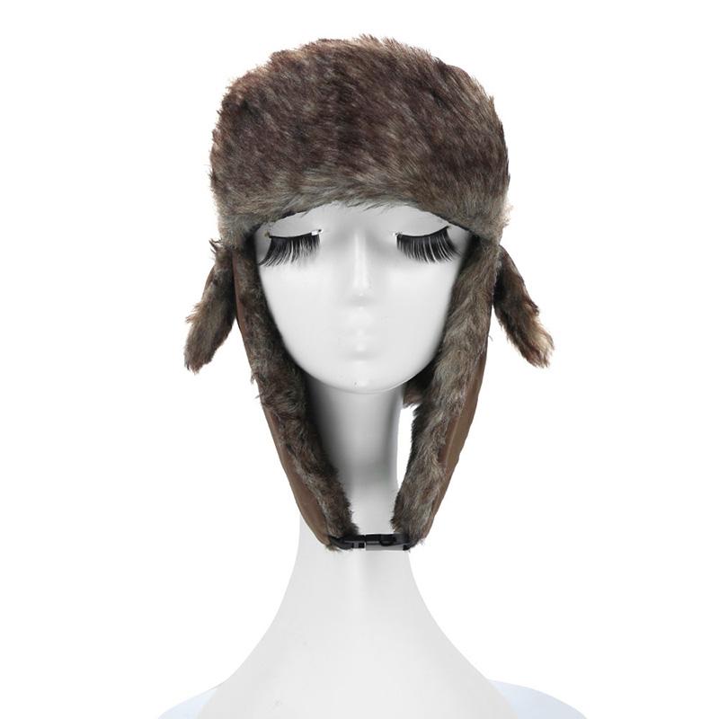 Унисекс для мужчин и женщин русская шляпа траппер-бомбер теплый солдат ушанки зимняя лыжная шапка кепка головной убор